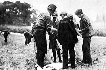First experimental Scout camp